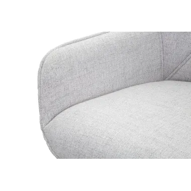 Stołek Barowy Szary Zestaw 2 szt 55x55x109 cm